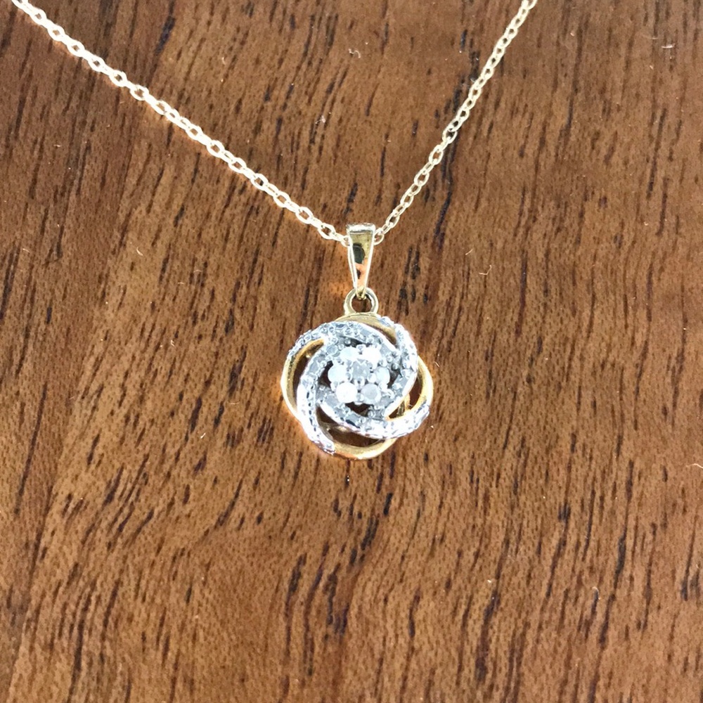 Macy’s Rose Silver and Gold Necklace
